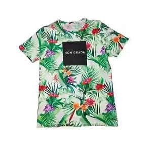 Non Grada Men's Floral Print XL Tshirt